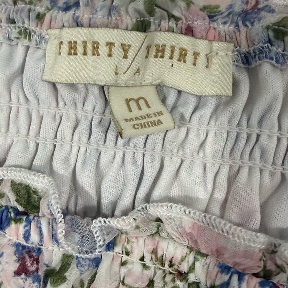 Thirty/Thirty Women’s Floral Puff Sleeve Dress / Size M - Picture 5 of 8